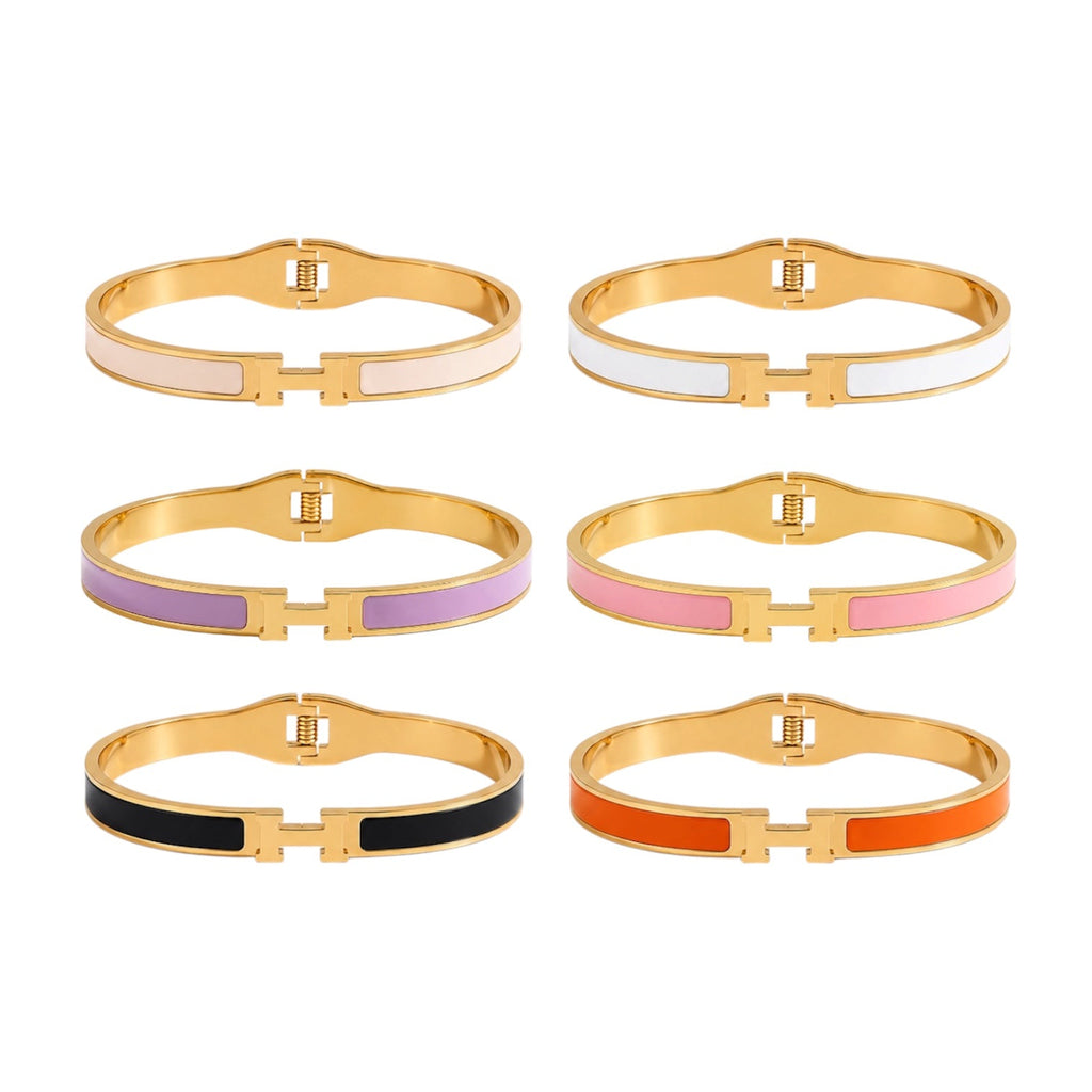 Majesty Jewelry Bangle Mini H 18K Vergoldet 6 cm