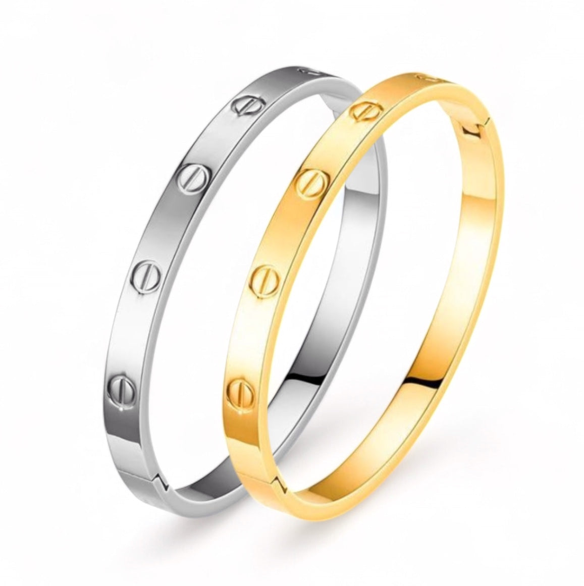 Majesty Jewelry Carrie Armreif 18K Vergoldet 6 cm