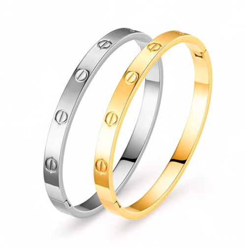Majesty Jewelry Carrie Armreif 18K Vergoldet 6 cm