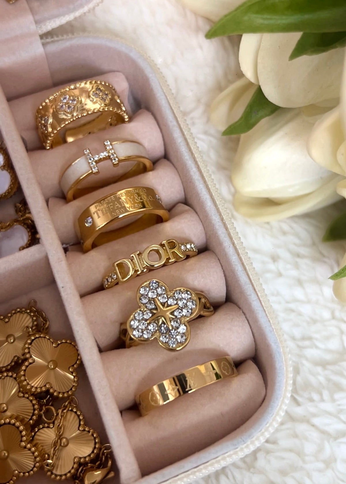 Majesty Jewelry Dolit Ring 18K Vergoldet Gold