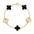 Majesty Jewelry Clover Laser Armband 18K Vergoldet Gold