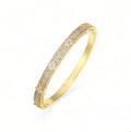 Majesty Jewelry Wanda Armreif 18K Vergoldet 6 cm