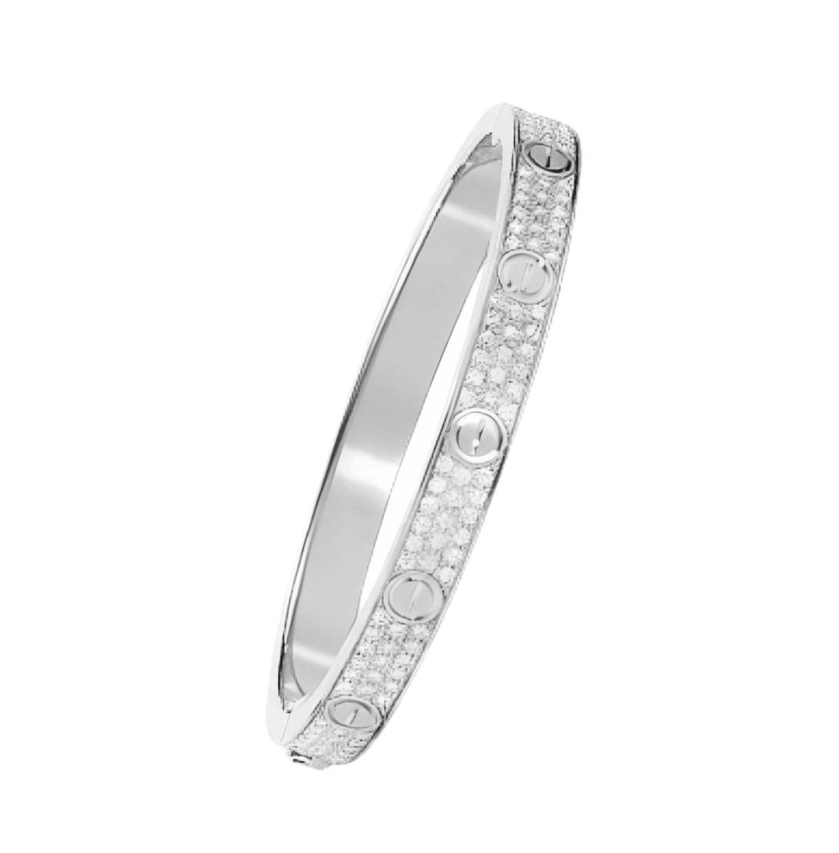Majesty Jewelry Bangle Diamond Carrie 18K Vergoldet 5.8 cm