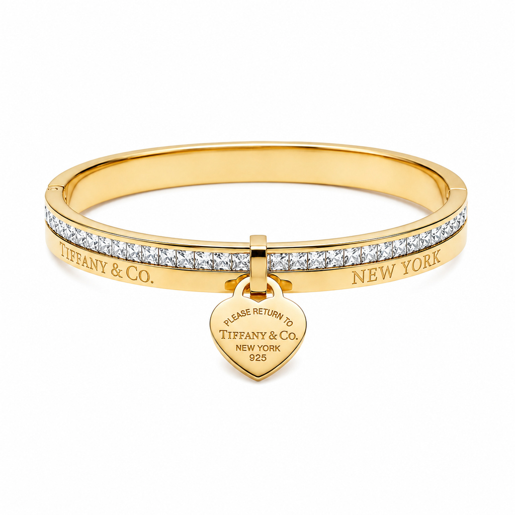 Majesty Jewelry Bangle My Love 18K Vergoldet 6 cm