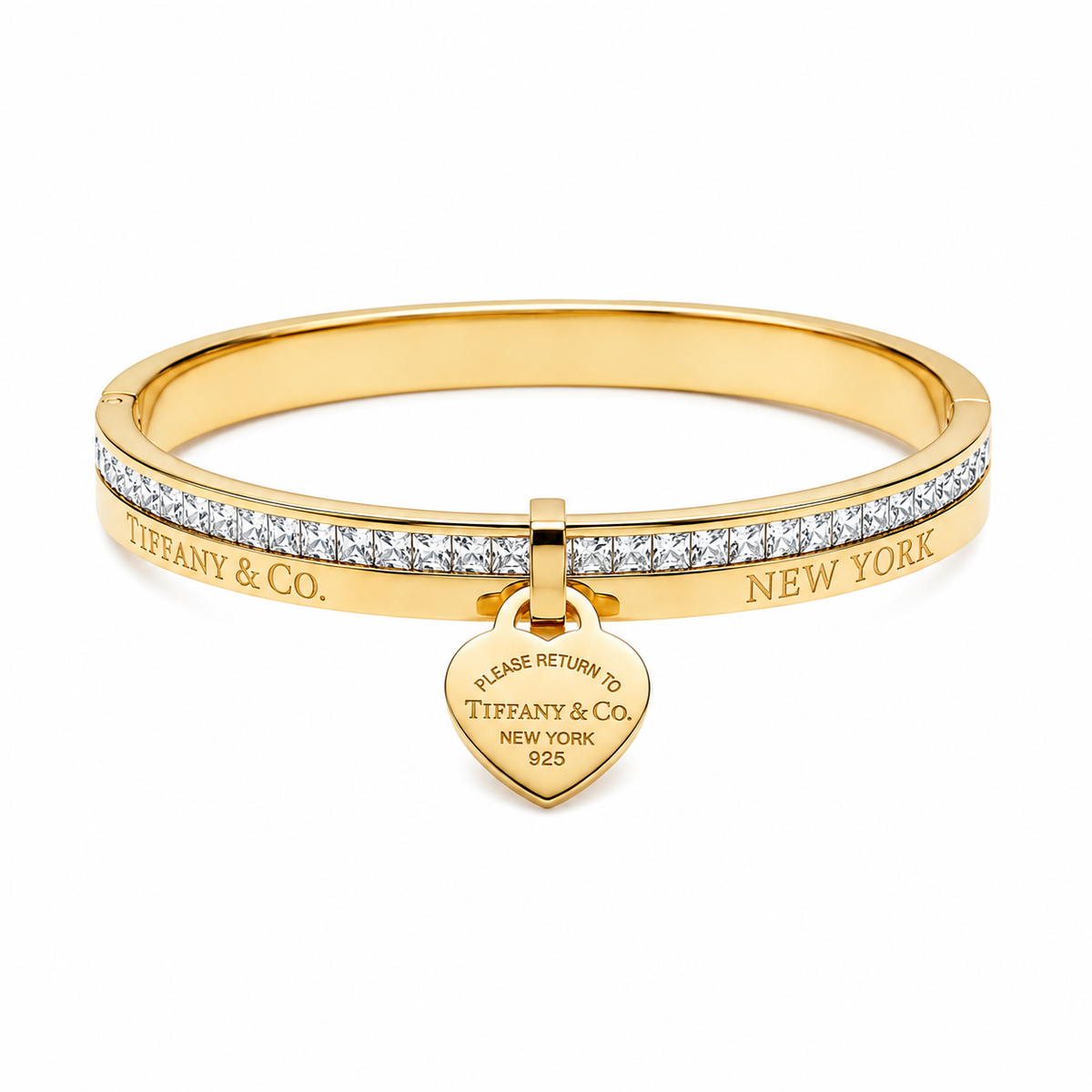 Majesty Jewelry Bangle My Love 18K Vergoldet 6 cm