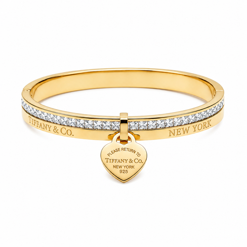 Majesty Jewelry Bangle My Love 18K Vergoldet 6 cm