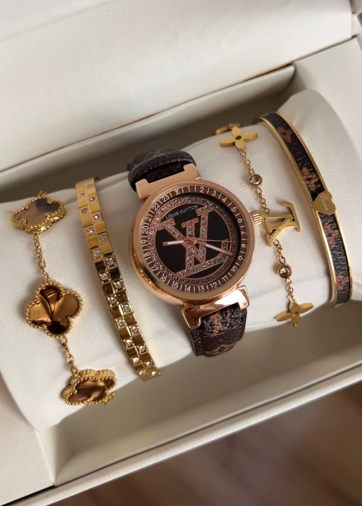 Majesty Jewelry Set Brownie 18K Vergoldet Gold