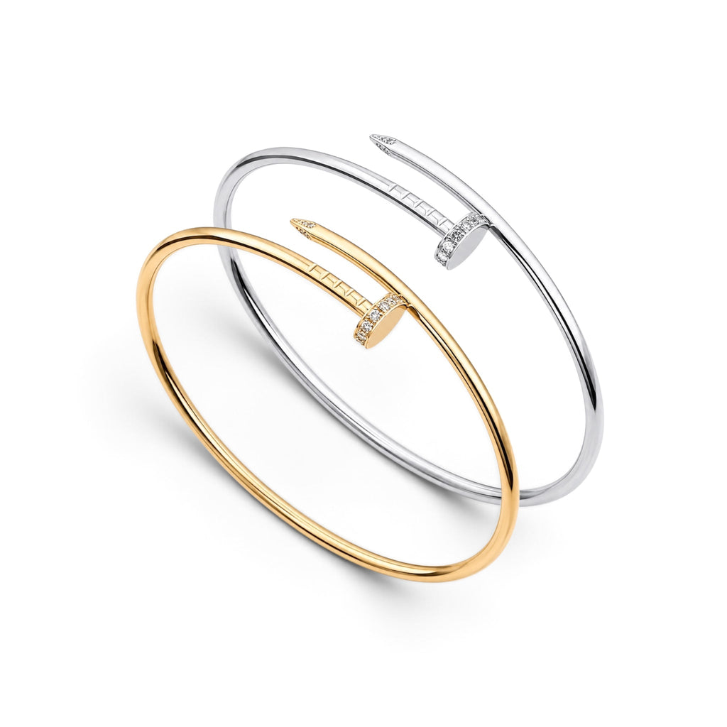 Majesty Jewelry Bangle Mini Nail 18K Vergoldet 6 cm