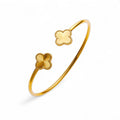 Majesty Jewelry Bangle Honey Clover 18K Vergoldet Gold