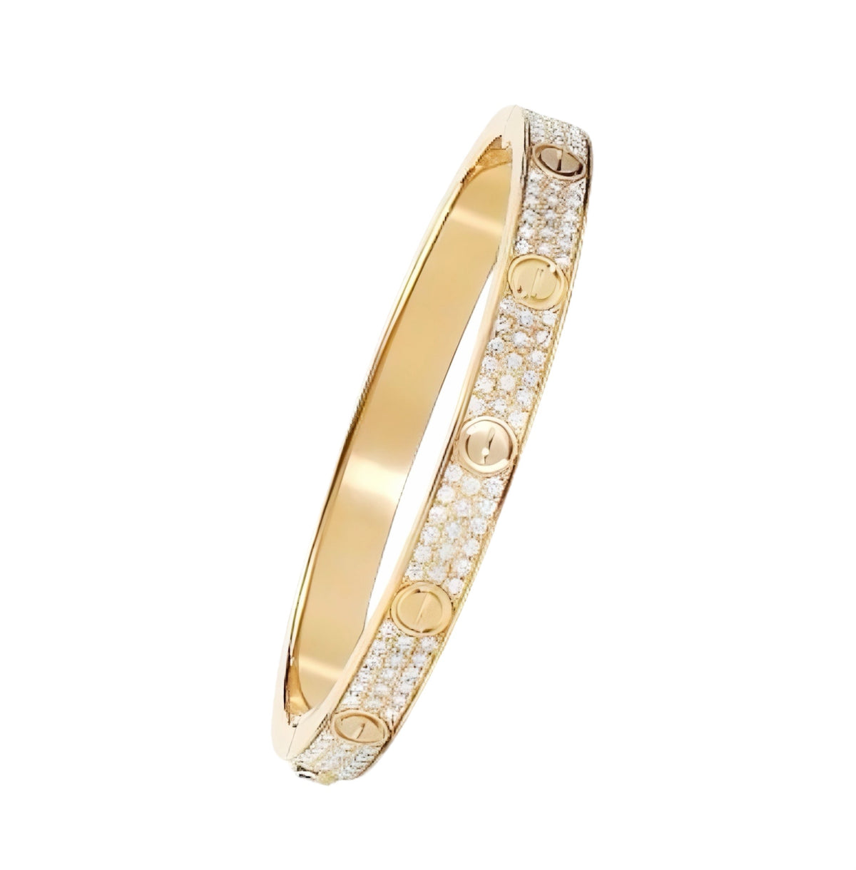 Majesty Jewelry Bangle Diamond Carrie 18K Vergoldet 5.8 cm