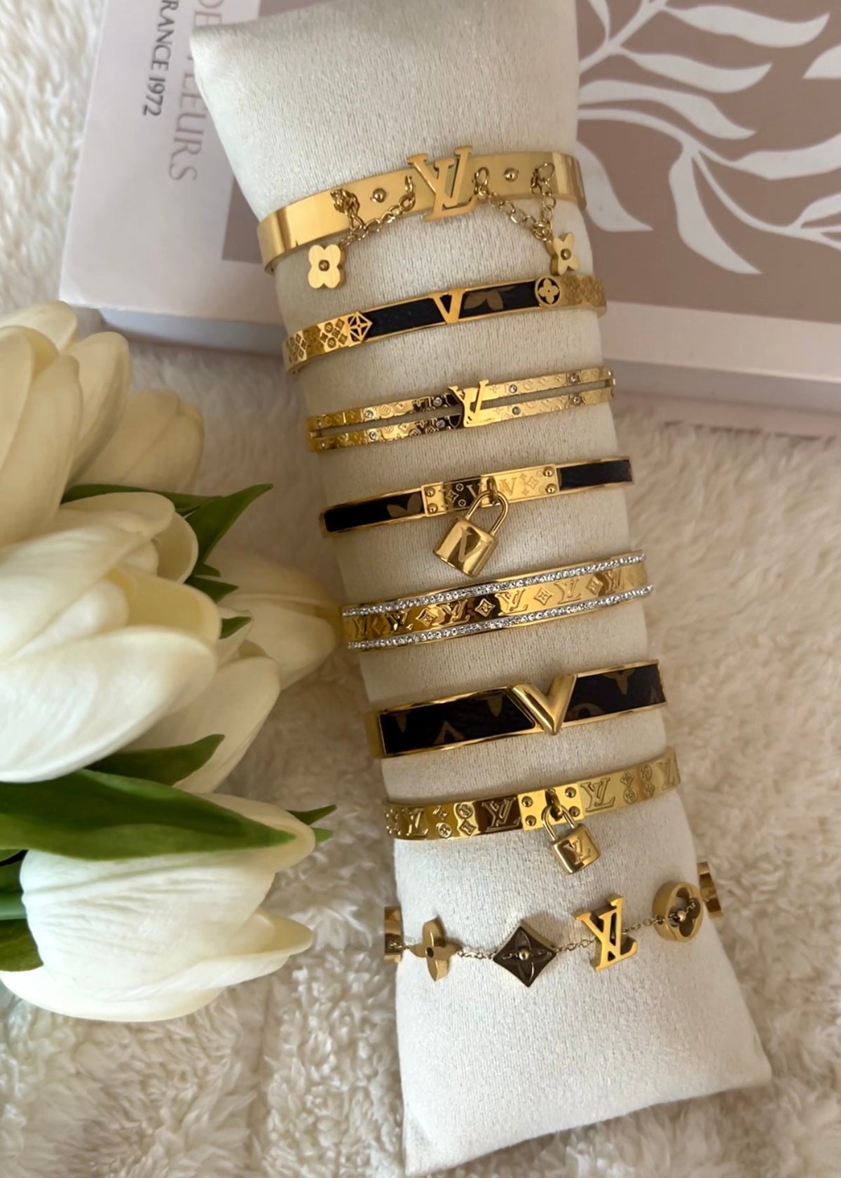 Majesty Jewelry Vera Armreif 18K Vergoldet 6 cm