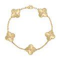 Majesty Jewelry Clover Full Laser Armband 18K Vergoldet Gold