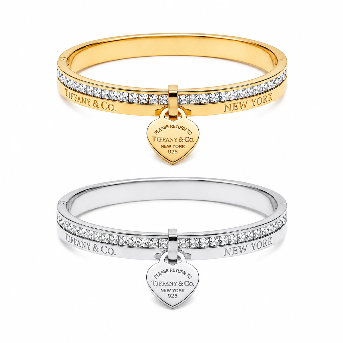 Majesty Jewelry Bangle My Love 18K Vergoldet 6 cm