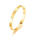 Majesty Jewelry Carrie Armreif 18K Vergoldet 6 cm