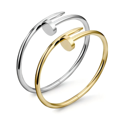 Majesty Jewelry Bangle Nail 18K Vergoldet 6 cm
